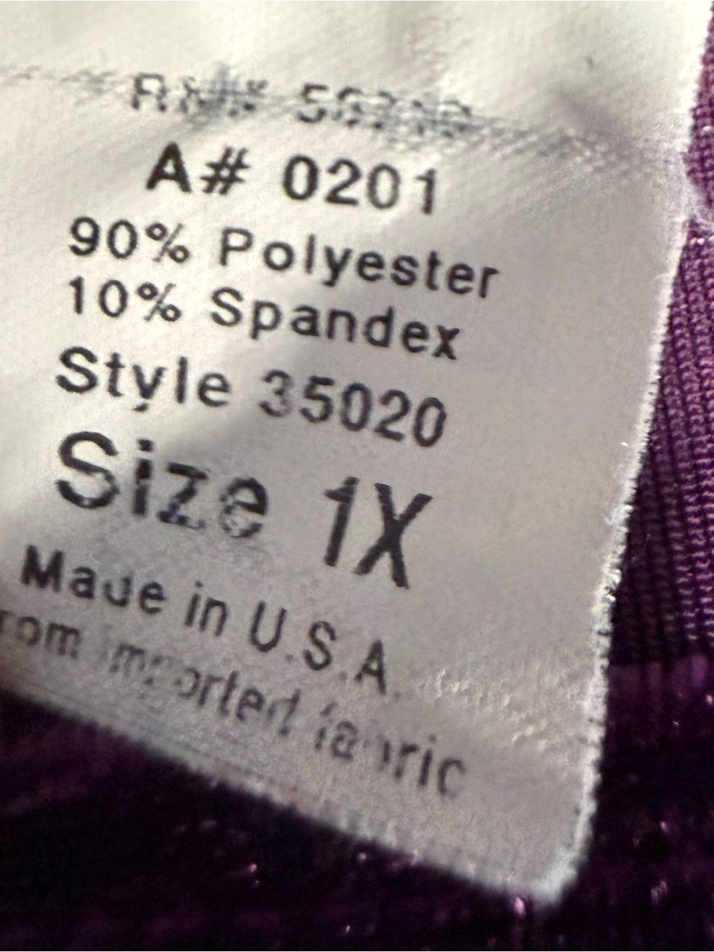 Velvet Long-Sleeve Top — Dialogue Women's Purple - Picture 4 of 7